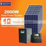 A.B.T BUETSUN Solar System Price For Home Use High Efficiency 2KW Off Grid Solar Power System Home USE