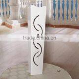 White Carved Hot Sale Home Decor Floor Wooden Vase thumbnail-3