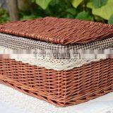 2016 New Design Willow Material Wicker Suitcase for Home Decoration thumbnail-3