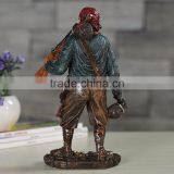 Polyresin Art Craft Caribbean Pirates Figurine for Sale thumbnail-4