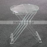 Wholesale Custom Handmade Clear Acrylic Folding Table thumbnail-5