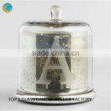 Cheap Candle Holders Bulk Glass Dome Lid Candle Jar thumbnail-1