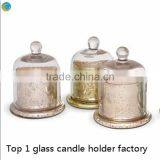 Silver Mercury Dome Lid Glass Bell Jar for Sale Passed CE and RoHS