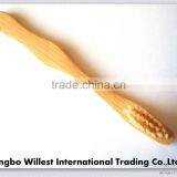 Long Bamboo Handle Toothbrush With Small Head thumbnail-1