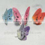 Wholesale Small Color-changing LED Light Acrylic Buttefly Home Decoration thumbnail-3