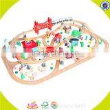 wholesale childrens wooden train track top fashion wooden train track best sale wooden train track W04C015