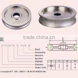 Electroplated Diamond Paralell Grinding Wheels With Arc thumbnail-1