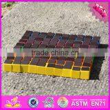 2017 New Design 100 Pieces Educational Magnetic Wooden Building Blocks for Toddlers W13A118 thumbnail-6