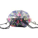 Custom Natural Drawstring Calico Bag With High Quality thumbnail-5