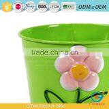 Garden Galvanized or Iron Flower Tubs and Pots Decorative Potted Plants thumbnail-5