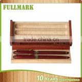 Wooden good plain solid wood wooden pen case