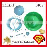 Adjustable Feed Flow Plastic Gear Box Feeder With Plastic Hopper Lid Large Poultry Feeder thumbnail-5