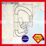 25KN D Type Mountain Climbing Aluminum Carabiner Made in Taiwan thumbnail-2