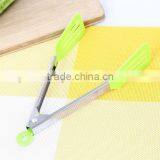 UJ16 9 Inch High Quality Stainless Steel Serving Tongs thumbnail-5