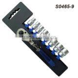 1/4" Dr. x 3/8" Dr. Dual Drive Telescopic Reversible Ratchet thumbnail-4