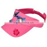 2014 High Quality Sun Visor Cap With Embroidery Logo Made in Guangdong thumbnail-2