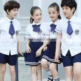 Manufacturers White and Dark Blue School Uniform Design for UK Primarty thumbnail-4