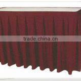 Latest Fashion Satin Table Skirt thumbnail-4