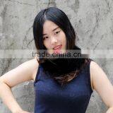 CX-E-29E Hand Knitted Real Mink Fur Neck Warmer Fur Snood Hair Band thumbnail-3