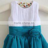 New Arrival Baby Clothes Wholesale Hot Sale Chiffon Cheap 2017 Children's Boutique Sleeveless Summer Baby Girl Clothes Dress thumbnail-2