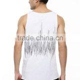 Fashion Pulse Print Vest Wholesale Sleeveless Hoodie Stringer Vest thumbnail-2