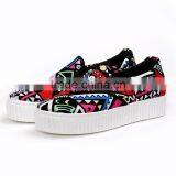2016 Women Flat Shoes Canvas Slip on Shoes From China Shoe Factory thumbnail-5