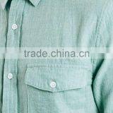 2016 Latest Dress Designs Mens Hemp Dress Linen Shirts thumbnail-2