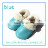 Baby Leather & Sherpa Lined Winter Moccs thumbnail-1