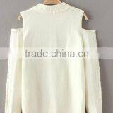 EY0860S Hot Sale 2016 Women Long Sleeve Off-Shoulder Knitted Pullover Sweater thumbnail-4