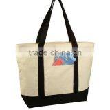 Hot Sell Fashion Canvas Beach Bag Rope Handle Tote Bag for Women thumbnail-3