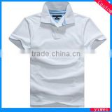 OEM custom design cotton white polo shirt on sale