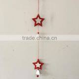Handmade DIY Christmas Decoration Red Star Hanging Crafts thumbnail-3