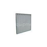5 Micron 3000m/h Airflow Pleated Panel Air Filters With Aluminum Nets