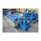 6KW Color Ridge Roofing Sheet / Cap Gutter Roll Forming Machine With 18 Rows