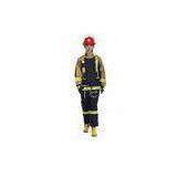 Hi Vis Nomex IIIA FR Firefighter Uniform for Firefighting Yellow Orange Navy Blue thumbnail-1