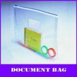 Clear a4 Pvc Zipper Documents Bag