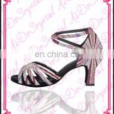 Aidocrystal New Fashion Wholesale Low Heel Shoes Hot Sale Woman Latin Dance Shoes