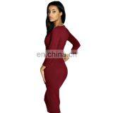 2016 New Style Red Bodycon Maxi Sexy Fashion Dress Names thumbnail-2