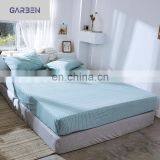 100% Cotton Knit Fabric Fitted Sheet Mattress Protector Queen Size Mattress Cover Four Side Elastic thumbnail-5