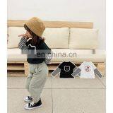 C1018/Spring False Two Piece High Quality Wholesale Fashionable t Shirt Girls Boutique Kids Top thumbnail-5