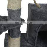 Wooden Sisal Oem Manufacturer Wholesale Customized Design Large Cat Tree House Pet Scratcher Bucket Cat Tree Cat Furniture thumbnail-7