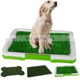 Pet Dog Cat Litter Toilet Mat Training Indoor Plastic Tray Grass Training System Box For Dogs thumbnail-1