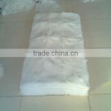 real rabbit fur blanket with factory price