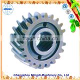 changzhou machinery Differential Spur gear Parts/ agriculture Steel Small Pinion Tranmission Parts