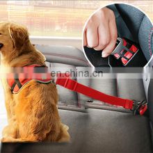 Vehicle Car Pet Cheap Dog Seat Belt Seat Belt Puppy Harness Lead Clip Supplies Safety Lever Auto Traction Products