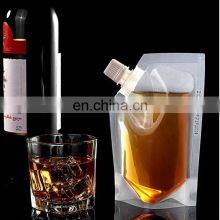 100 ML Transparent Clear Plastic Retail Stand Up Liquid Juice Plastic Bag Stand up Spout Pouch thumbnail-4