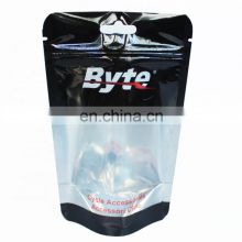 Reusable Doypack Water Proof Mylar Bags With Custom Window And Hanging Hole