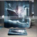 3D Digital Printing Shower Curtain Luxury Shower Curtains DIY Digital Printing Shower Curtain thumbnail-2