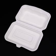 New Hot Disposable Biodegradable 450ML Bagasse Food Box Take Away Sugarcane Container thumbnail-3