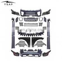 High performance facelift body kit accessories grille headlig for 2014-2017 Range Rover Sport upgrade to 2018 SVR kit